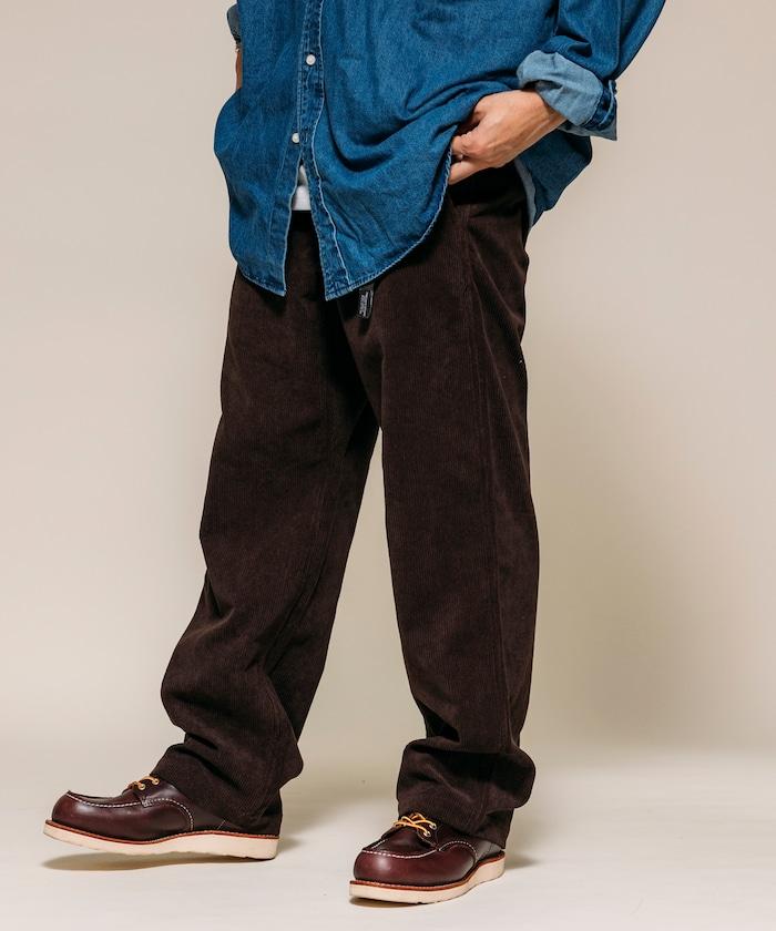 燈芯絨 SOLOTEX 常規版型 編織腰帶長褲