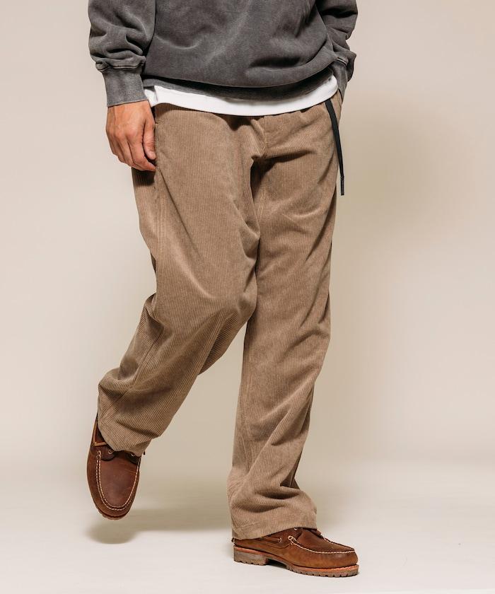 燈芯絨 SOLOTEX 常規版型 編織腰帶長褲