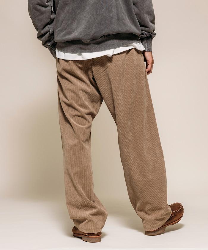 燈芯絨 SOLOTEX 常規版型 編織腰帶長褲