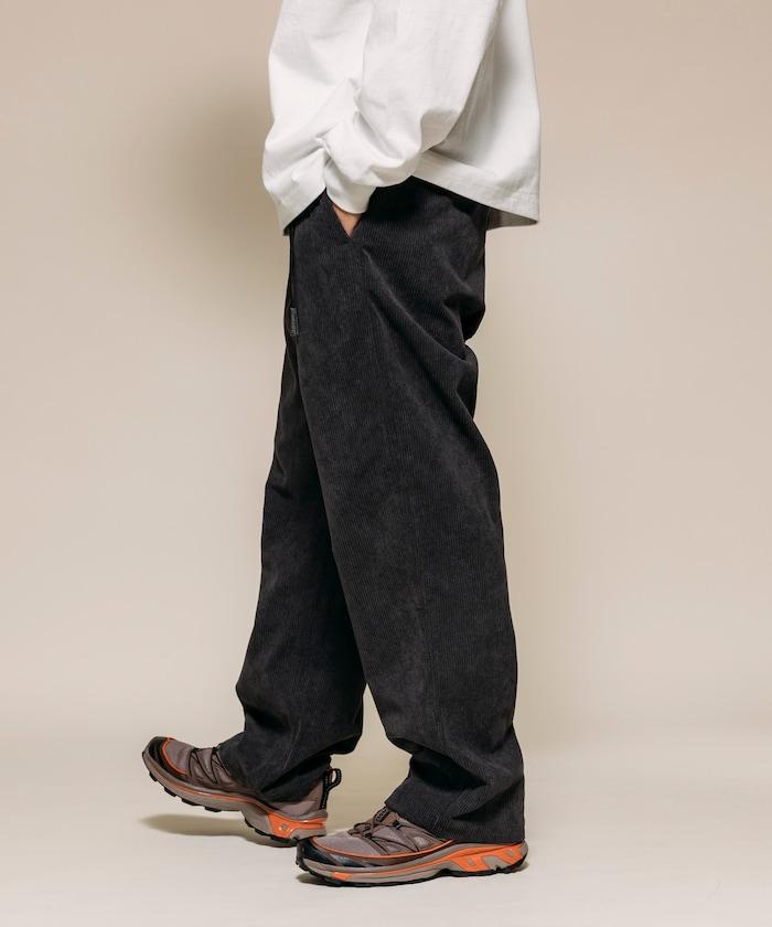 燈芯絨 SOLOTEX 常規版型 編織腰帶長褲