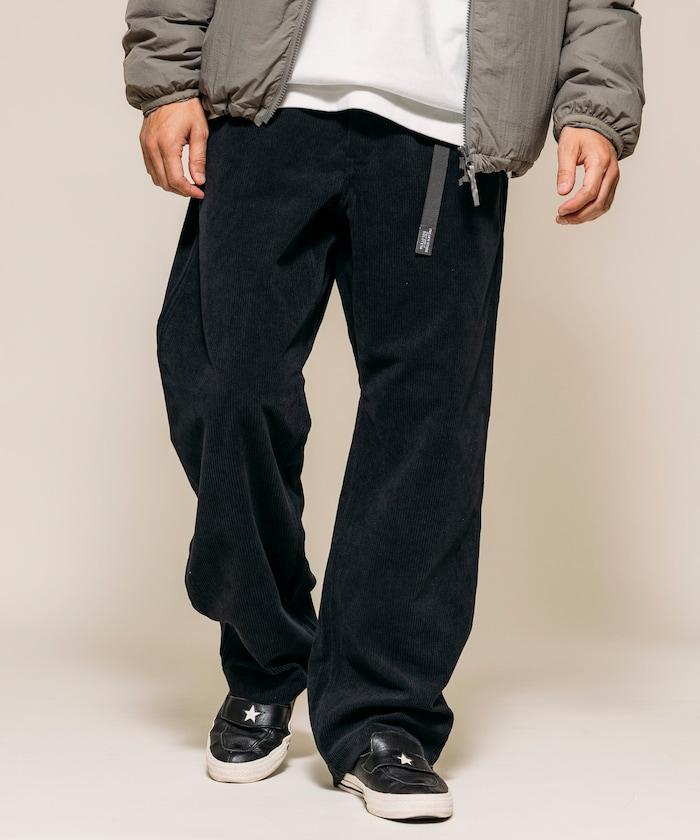 燈芯絨 SOLOTEX 常規版型 編織腰帶長褲