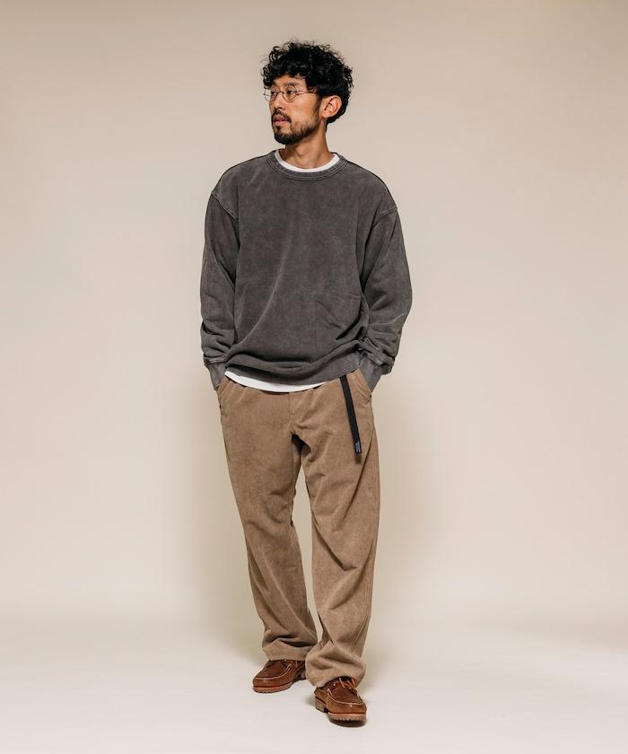 燈芯絨 SOLOTEX 常規版型 編織腰帶長褲