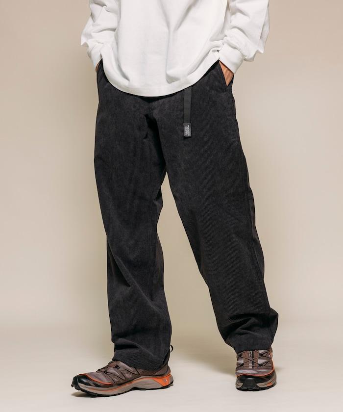 燈芯絨 SOLOTEX 常規版型 編織腰帶長褲