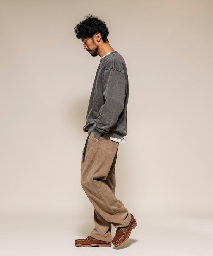 燈芯絨 SOLOTEX 常規版型 編織腰帶長褲