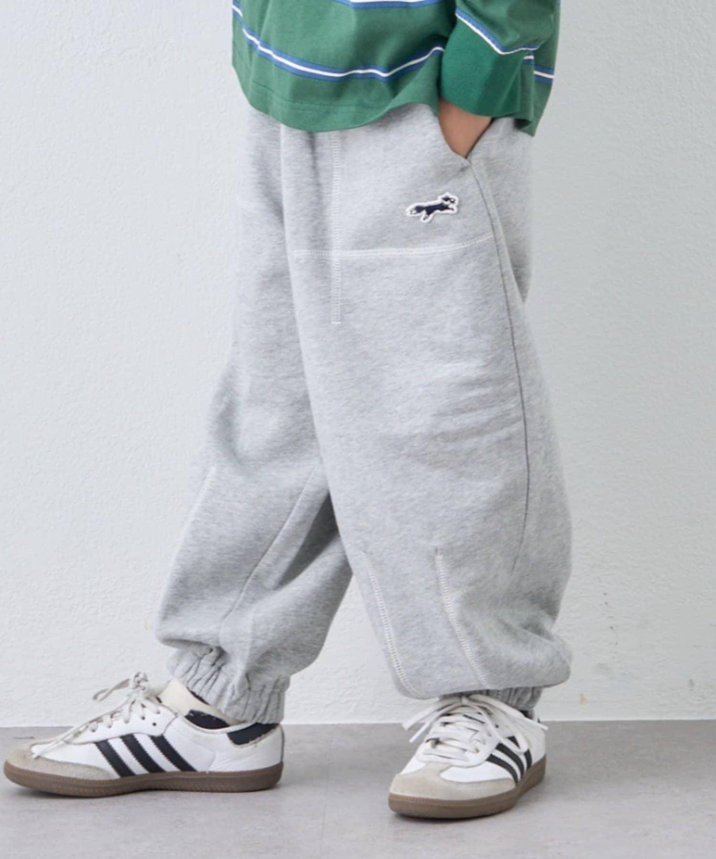 【KIDS】【FOX×TYPY】拼色縫線衛褲