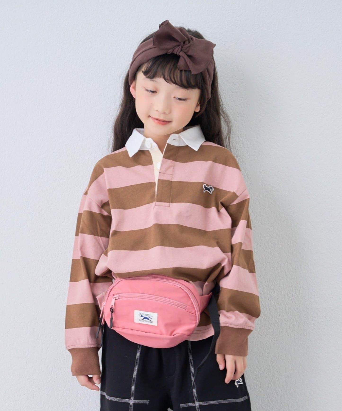 【KIDS】【FOX×TYPY】條紋橄欖球衫