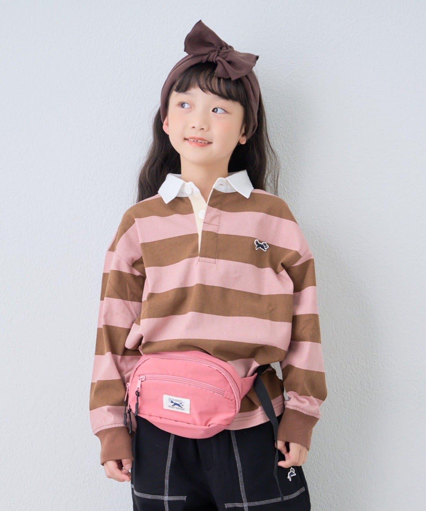 【KIDS】【FOX×TYPY】條紋橄欖球衫
