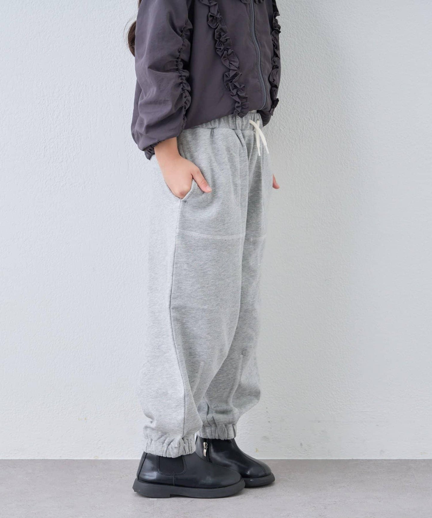 【KIDS】【FOX×TYPY】拼色縫線衛褲