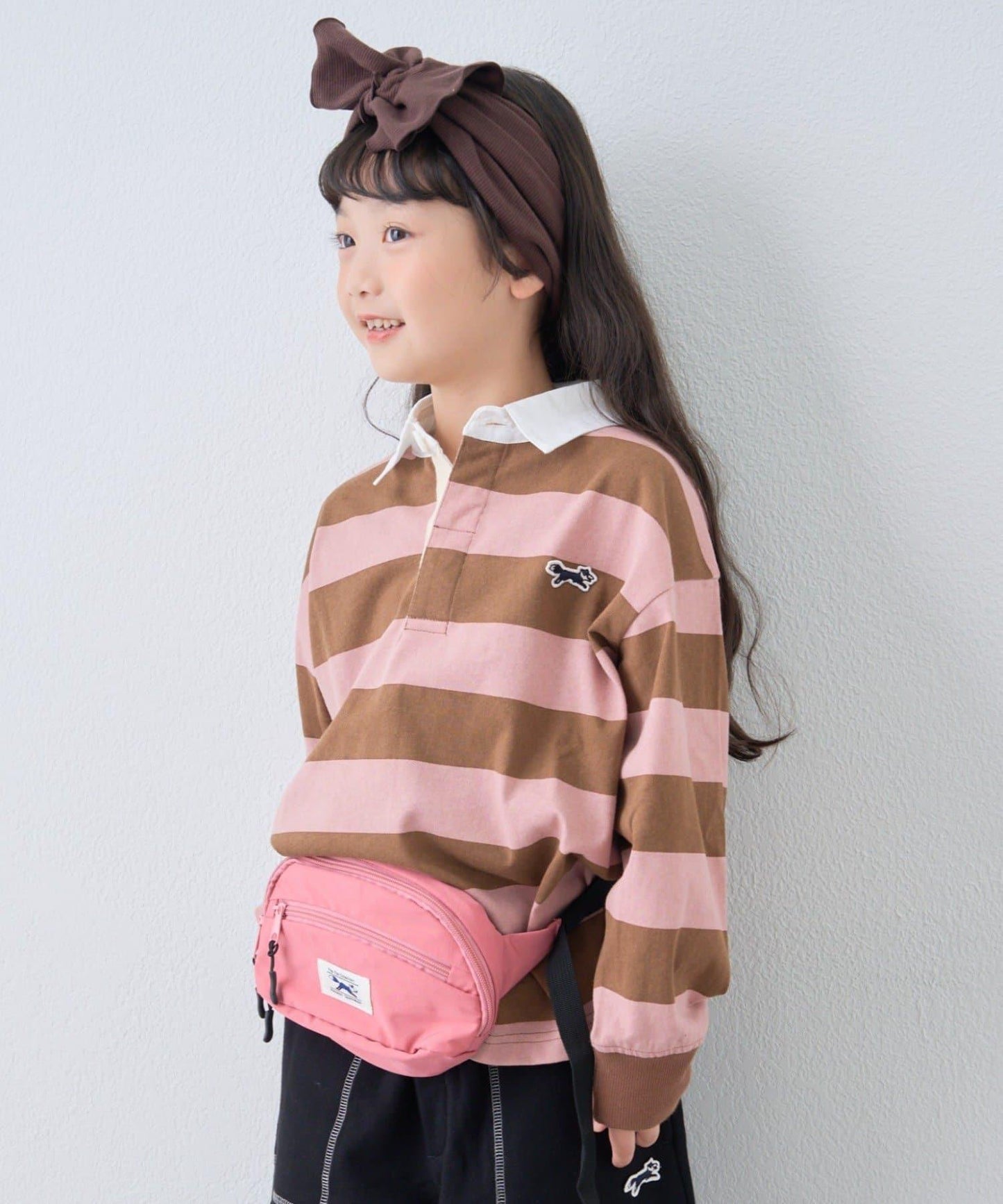 【KIDS】【FOX×TYPY】條紋橄欖球衫