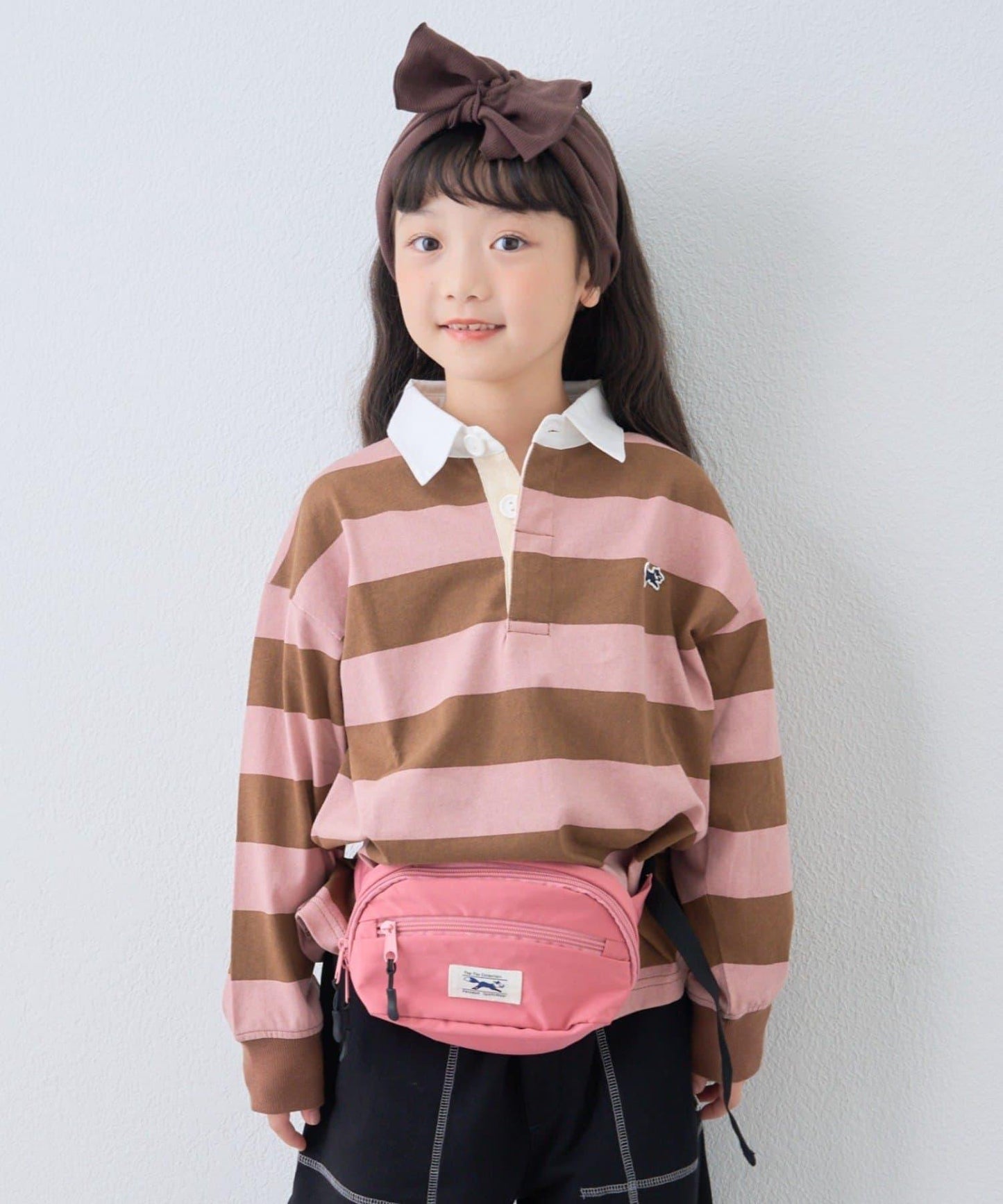 【KIDS】【FOX×TYPY】條紋橄欖球衫