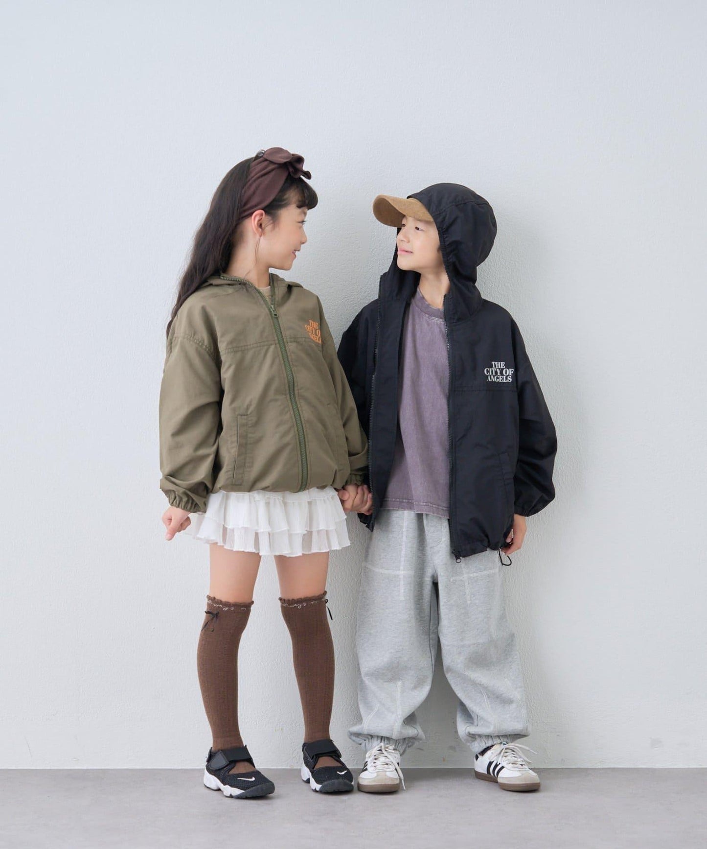 【KIDS】【FOX×TYPY】拼色縫線衛褲