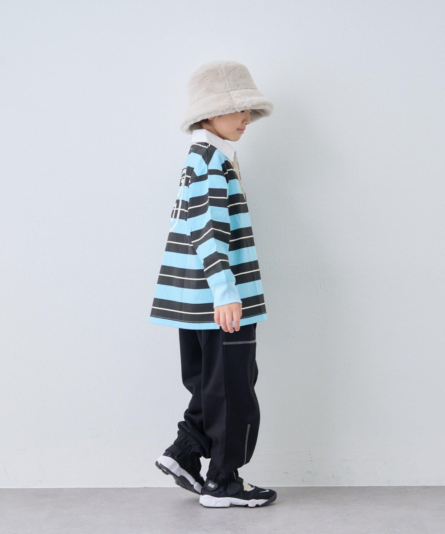 【KIDS】【FOX×TYPY】拼色縫線衛褲