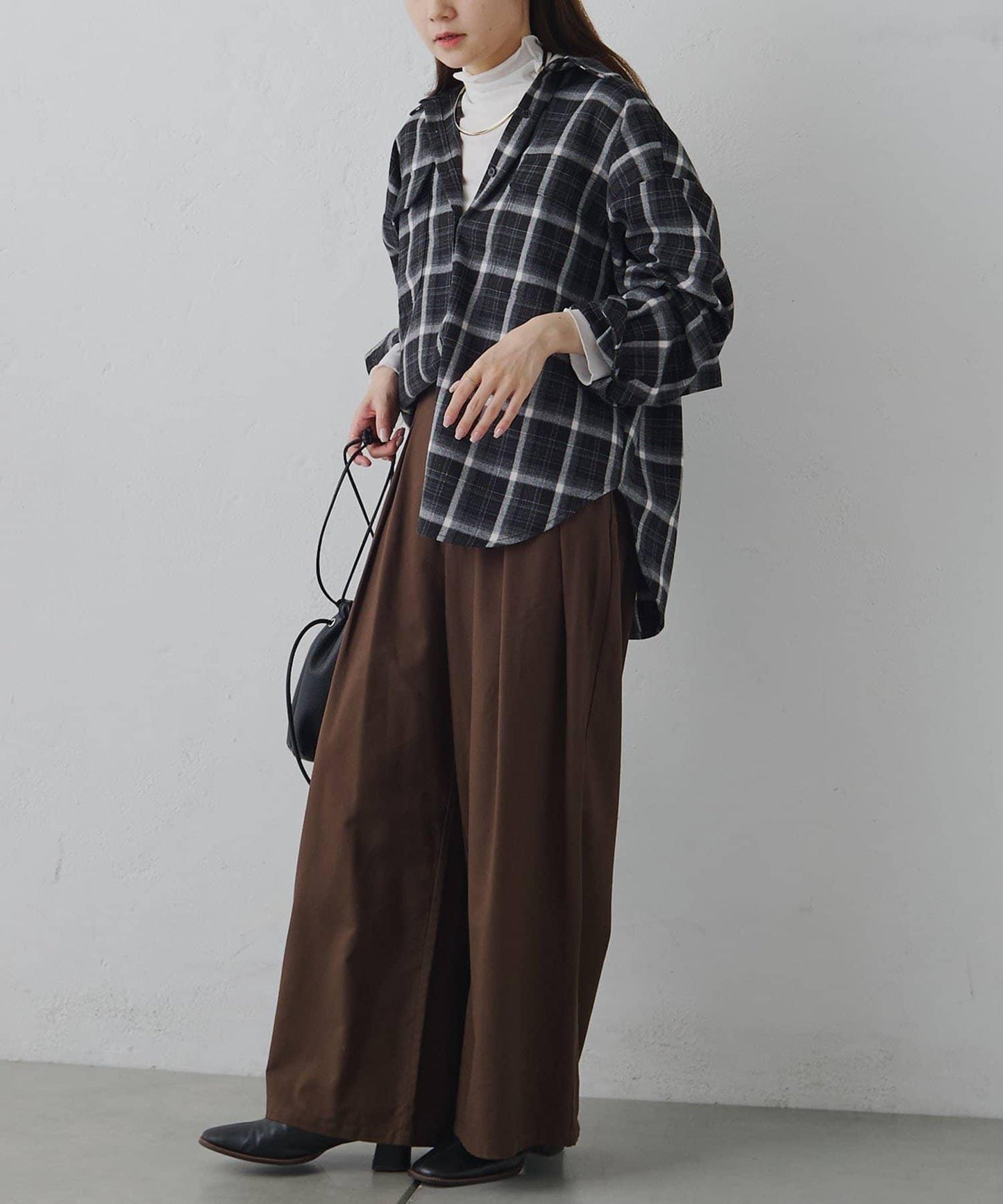 漸變格紋襯衫