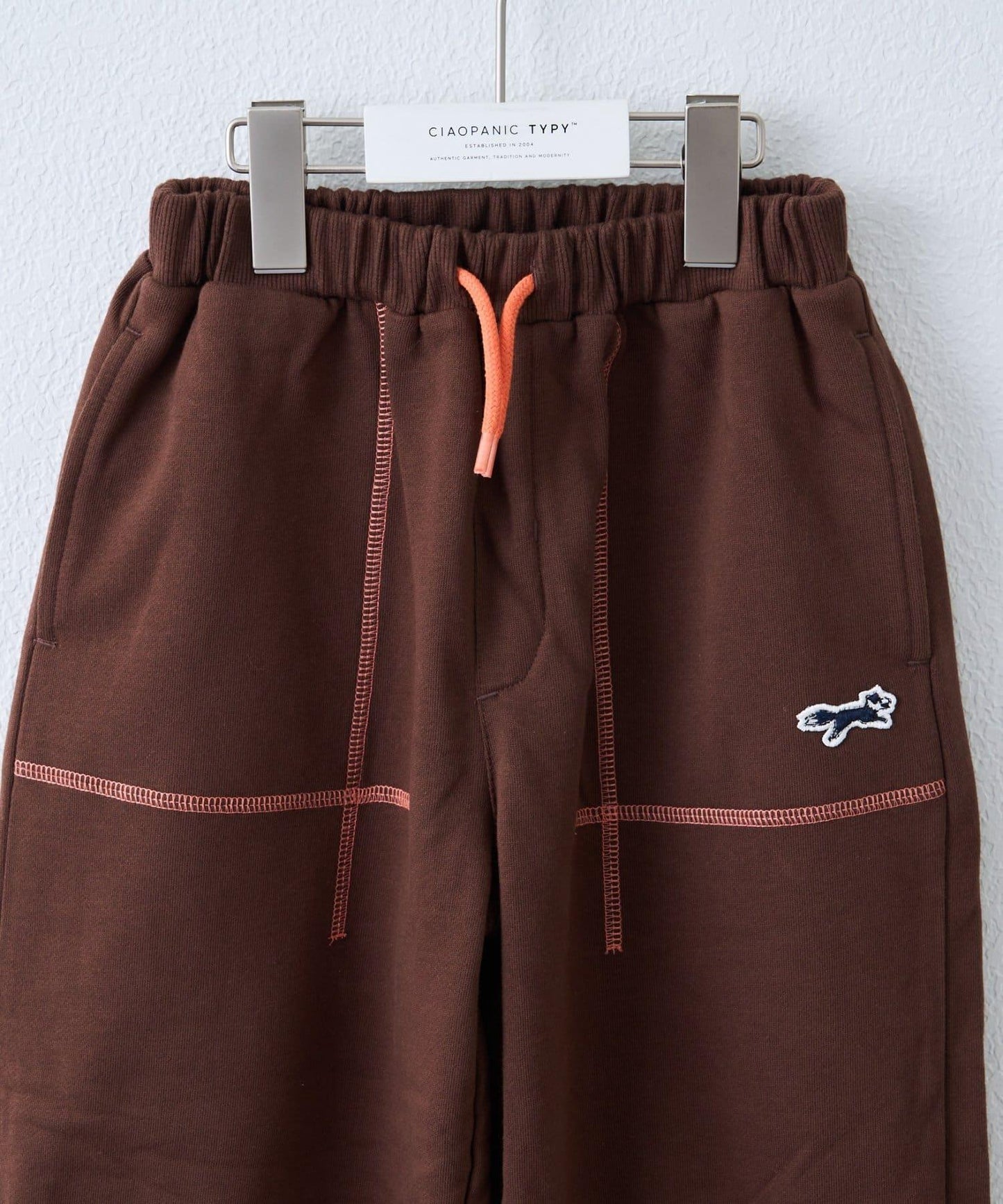 【KIDS】【FOX×TYPY】拼色縫線衛褲