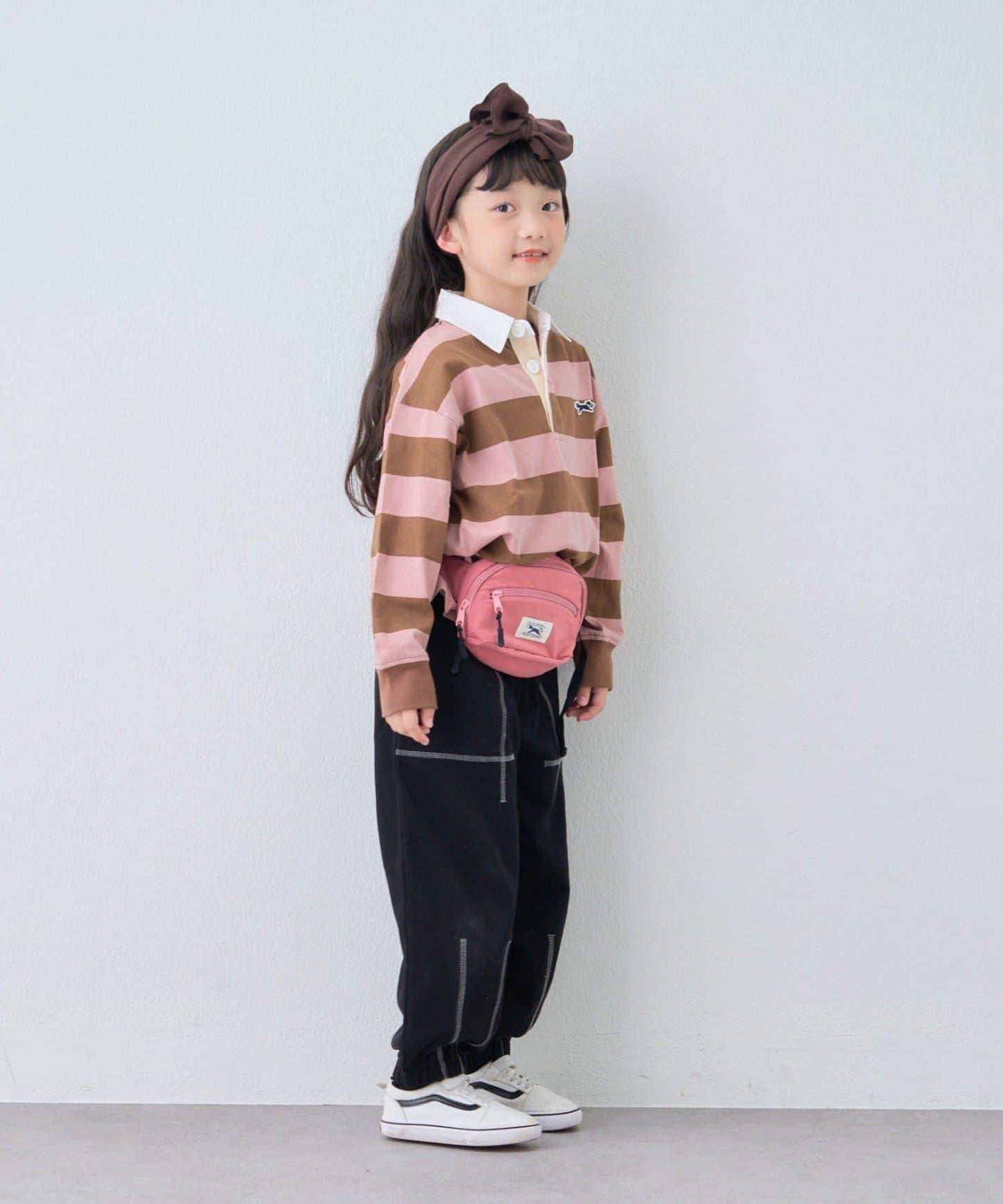 【KIDS】【FOX×TYPY】條紋橄欖球衫