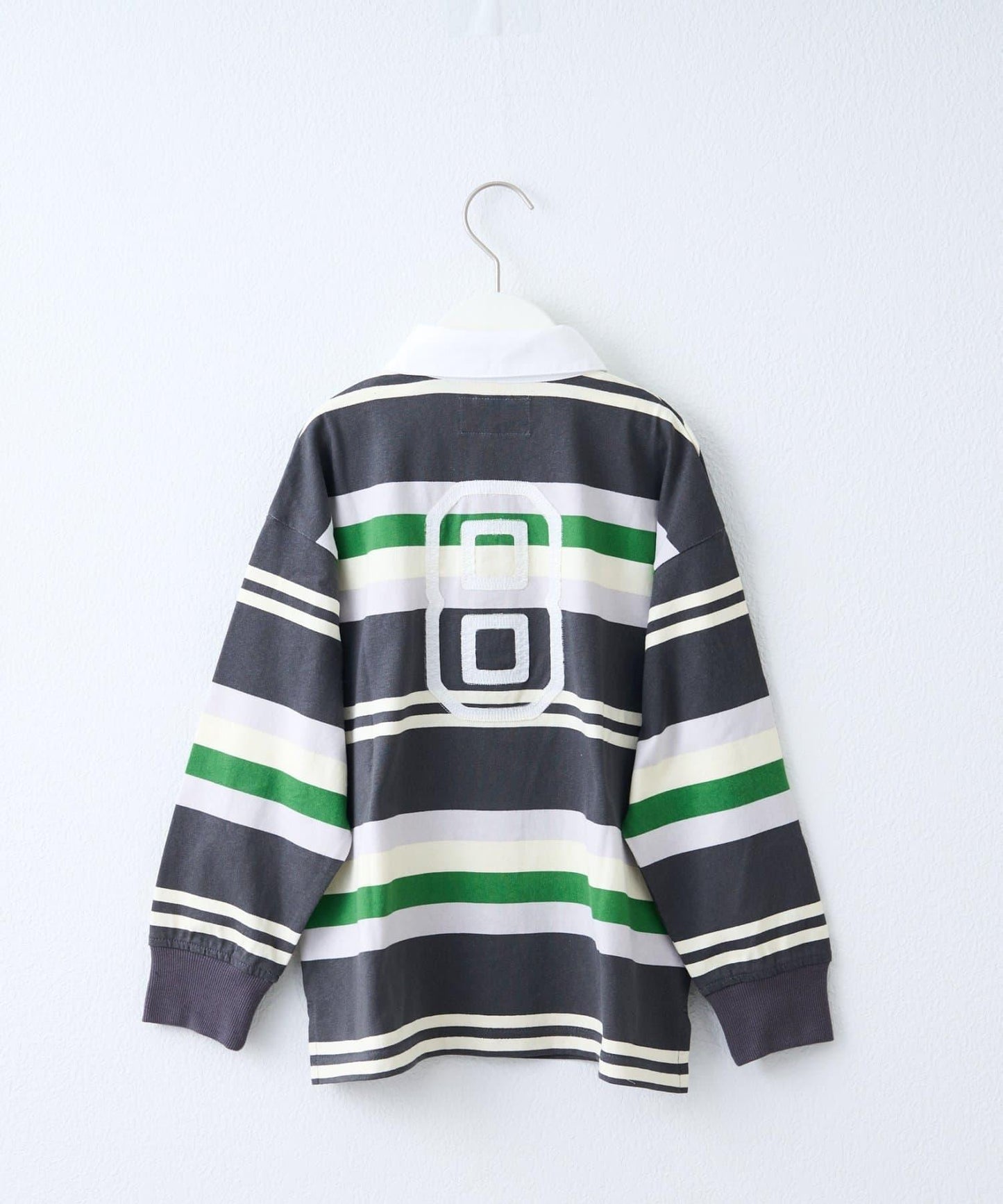【KIDS】【FOX×TYPY】條紋橄欖球衫