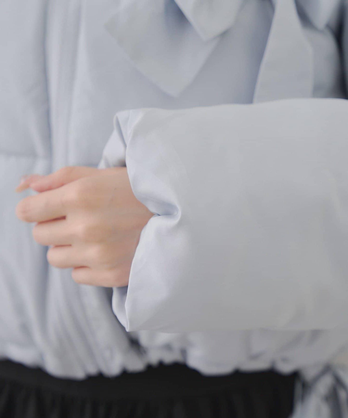 冬季保暖可拆卸蝴蝶結棉服【RMAF】