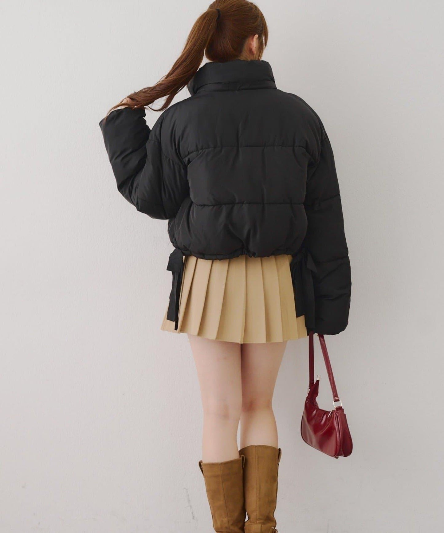 冬季保暖可拆卸蝴蝶結棉服【RMAF】