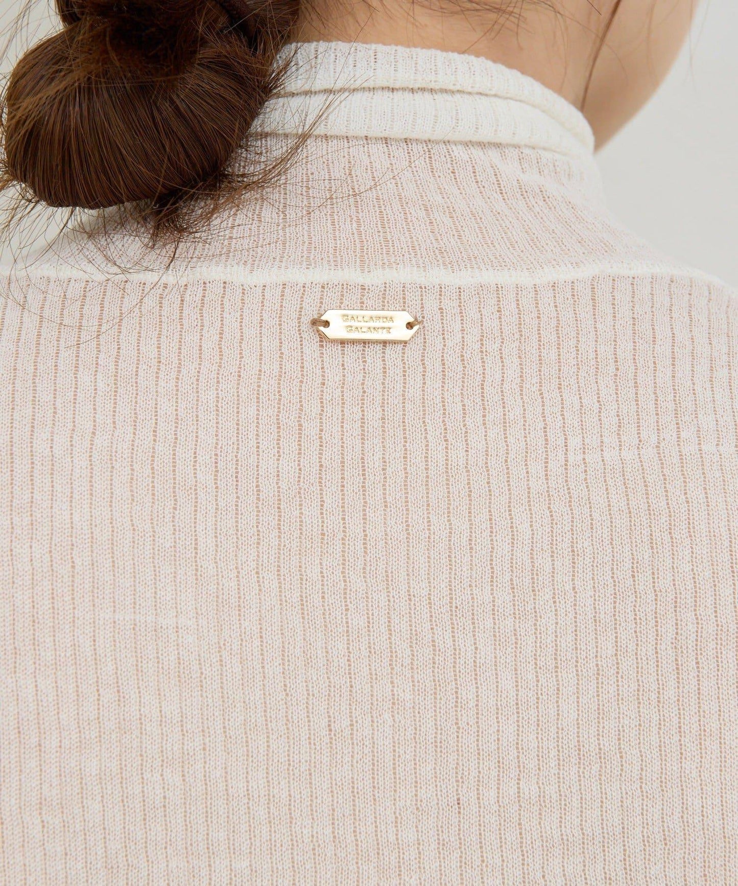 【近日開始】【CHIHAYA聯名】透視羅紋高領衫