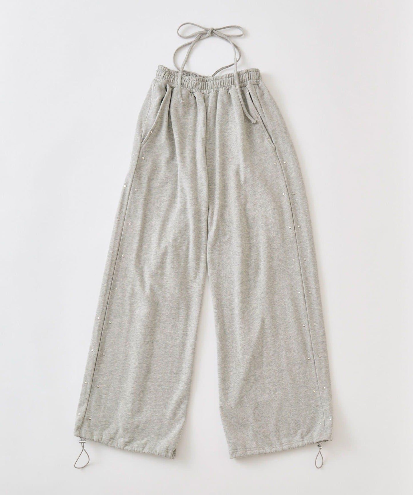 水洗色休閒衛褲