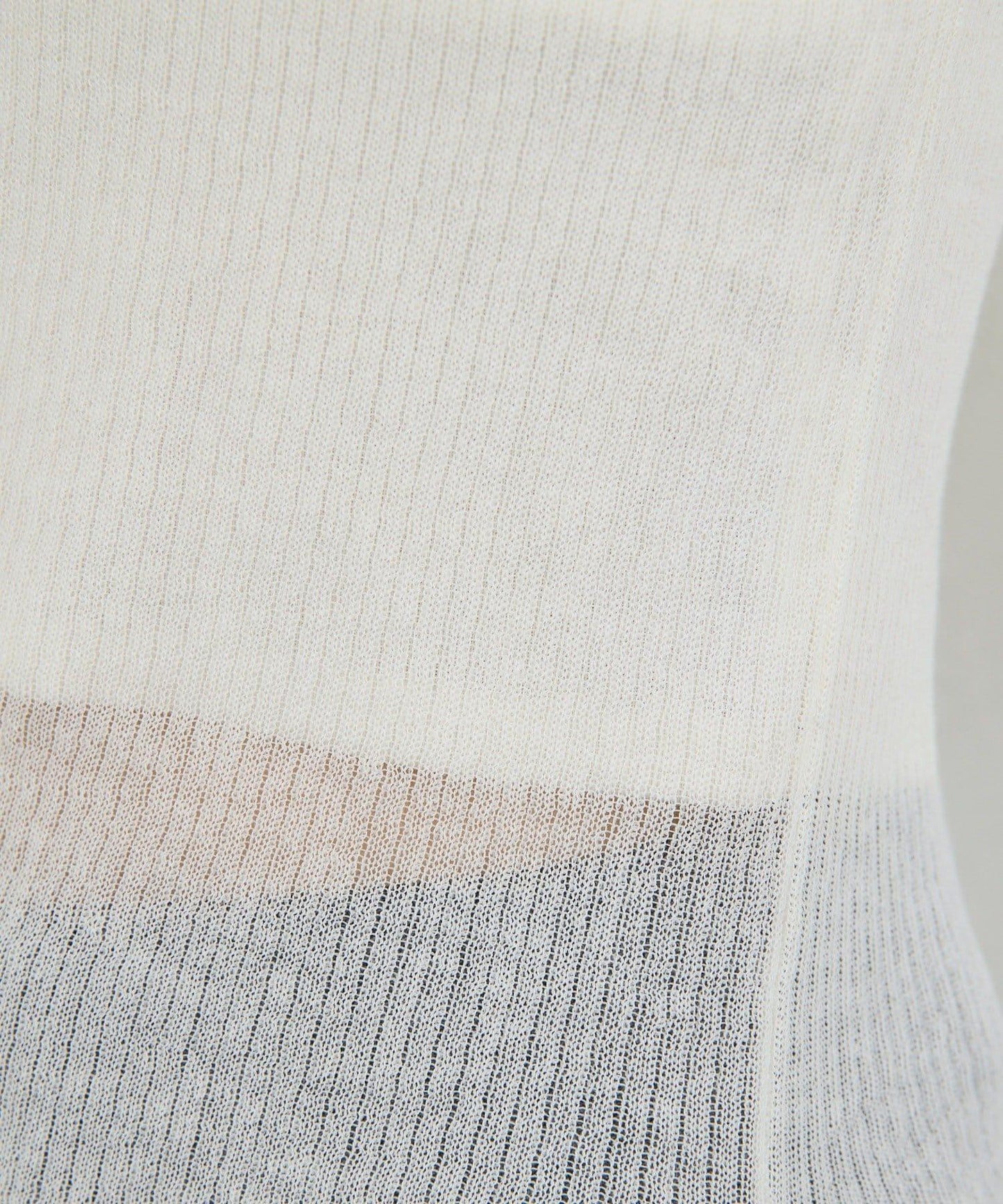 【近日開始】【CHIHAYA聯名】透視羅紋高領衫