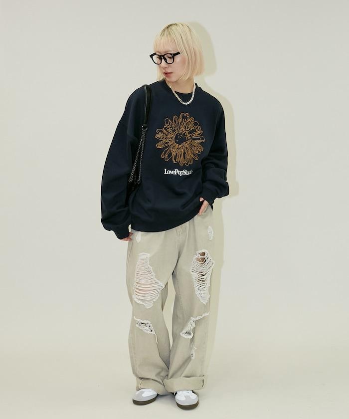 LOVE POP STUDIO 心形標誌圖案衛衣