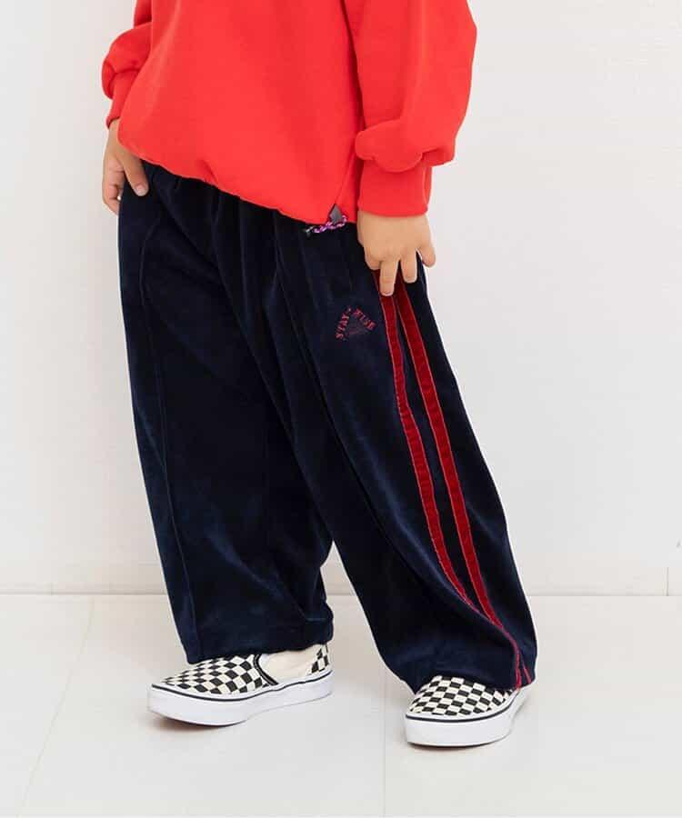 天鵝絨運動長褲(可成套搭配) 十分褲