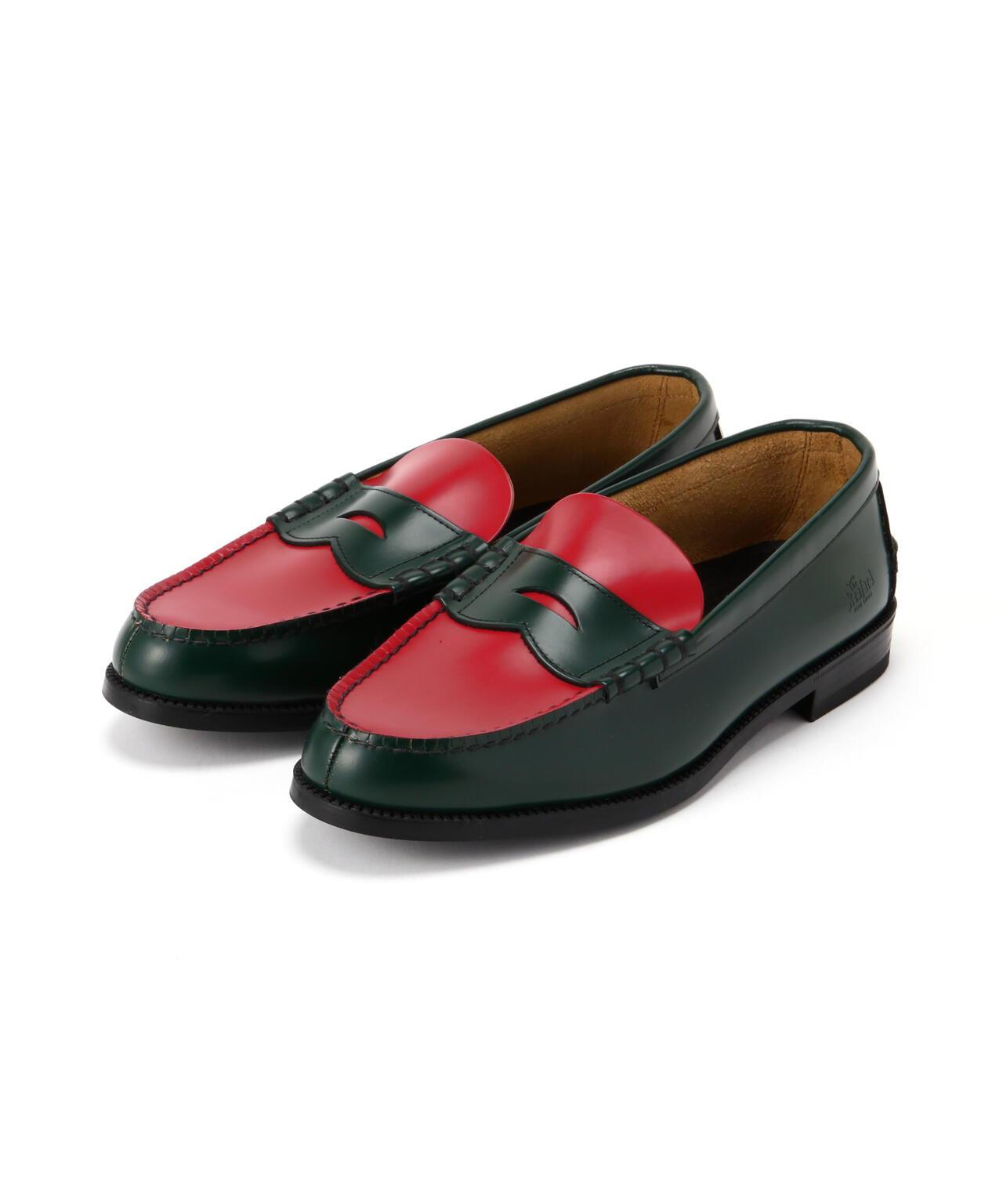 The Kenford Fineshoes/COIN樂福鞋 綠色×紅色