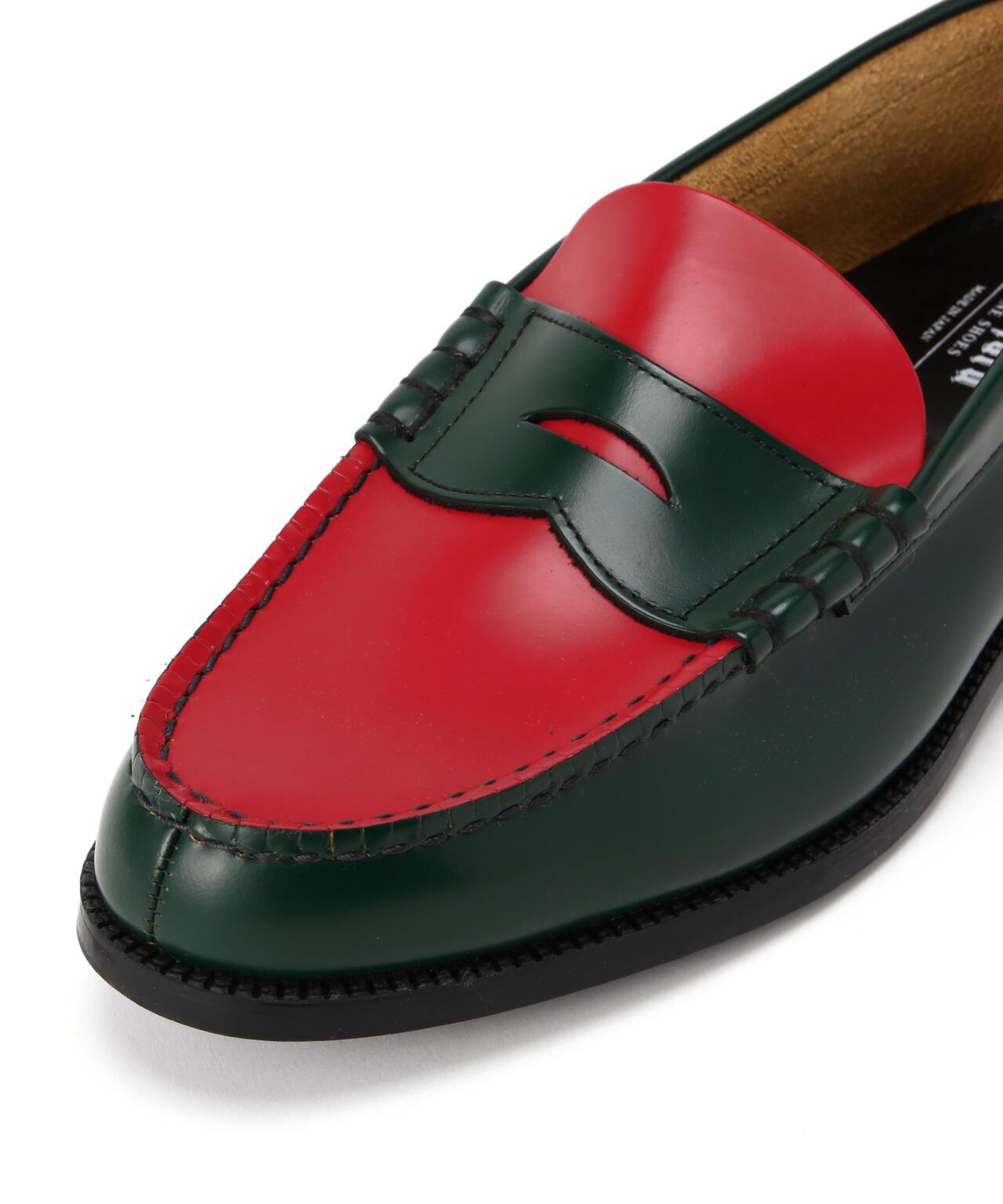 The Kenford Fineshoes/COIN樂福鞋 綠色×紅色