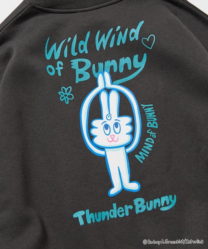 Thunder Bunny / 《Thunder Bunny》 / 特別款寬鬆版型背部印花圓領衛衣【限量】