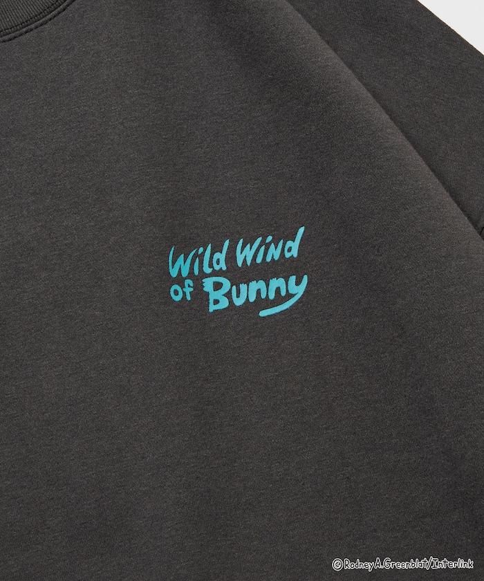 Thunder Bunny / 《Thunder Bunny》 / 特別款寬鬆版型背部印花圓領衛衣【限量】