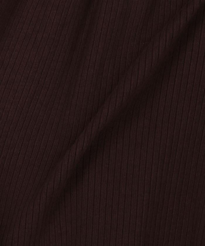 【套裝商品】軍風羅紋2WAY吊帶背心套裝 長袖T恤