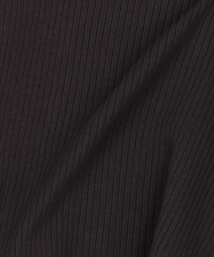 【套裝商品】軍風羅紋2WAY吊帶背心套裝 長袖T恤