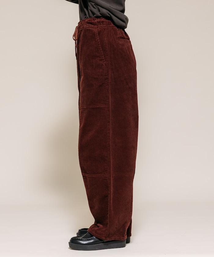 燈芯絨燈籠褲/弧形褲