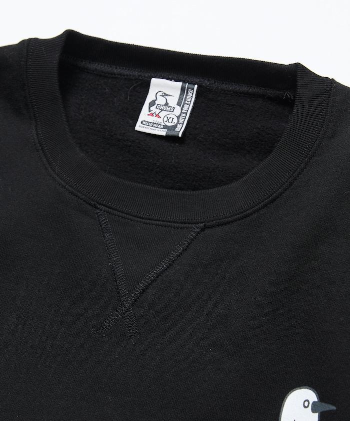 CHUMS×FREAK'S STORE/CHUMS特別款 隨機Booby鳥背部印花圓領衛衣/幽靈圖案