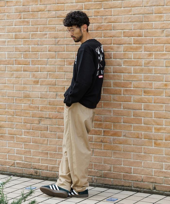 CHUMS×FREAK'S STORE/CHUMS特別款 隨機Booby鳥背部印花圓領衛衣/幽靈圖案