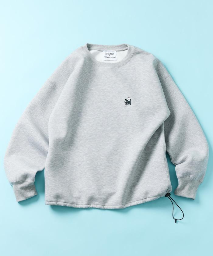 matsui×FREAK'S STORE 特別款「TENNIS」抽繩後背印花圓領衛衣