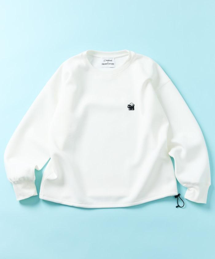 matsui×FREAK'S STORE 特別款「TENNIS」抽繩後背印花圓領衛衣