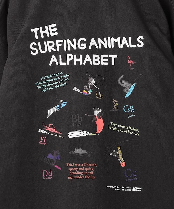 Surfing animals 動物衝浪 圓領衛衣