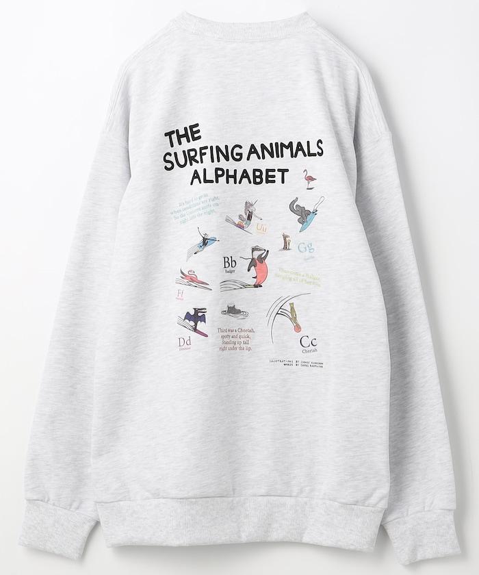 Surfing animals 動物衝浪 圓領衛衣