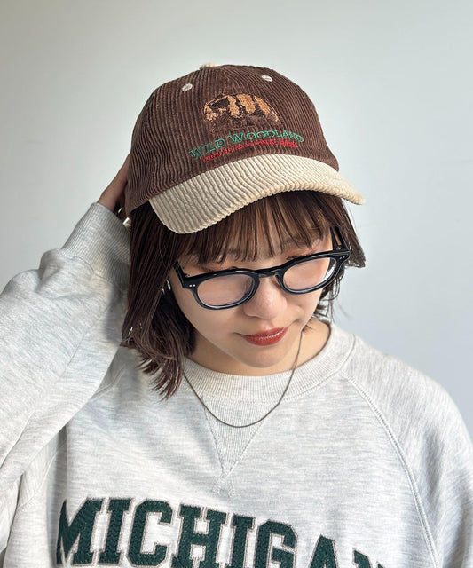 燈芯絨紀念棒球帽