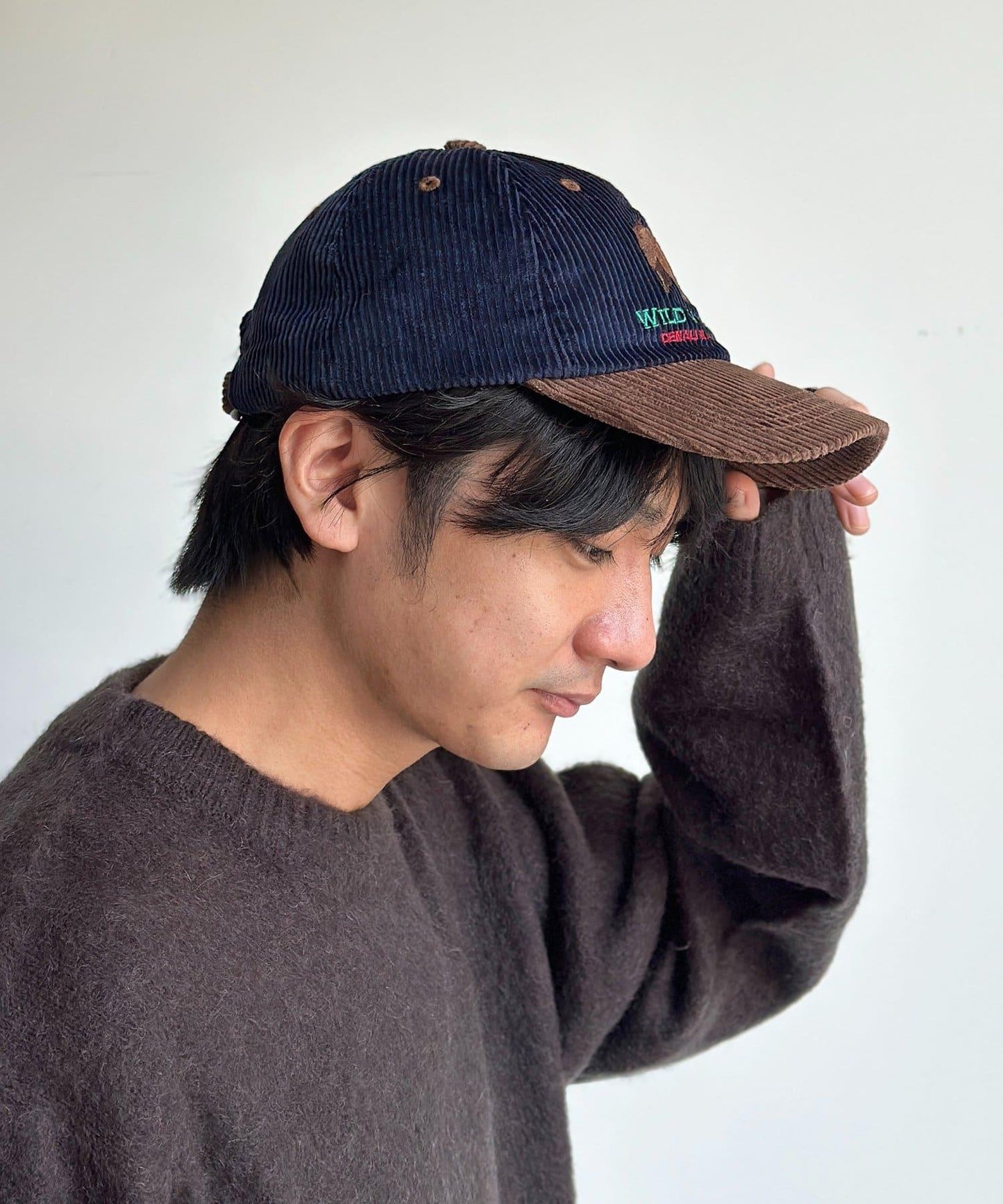 燈芯絨紀念棒球帽