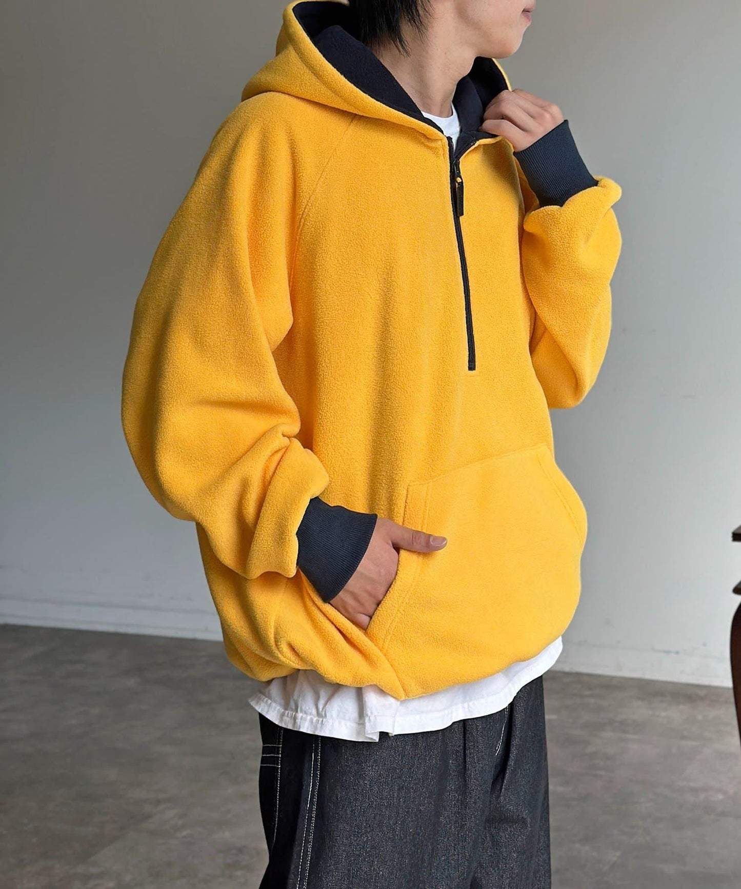 【U.S. POLO ASSN.】抓絨半拉鍊衛衣
