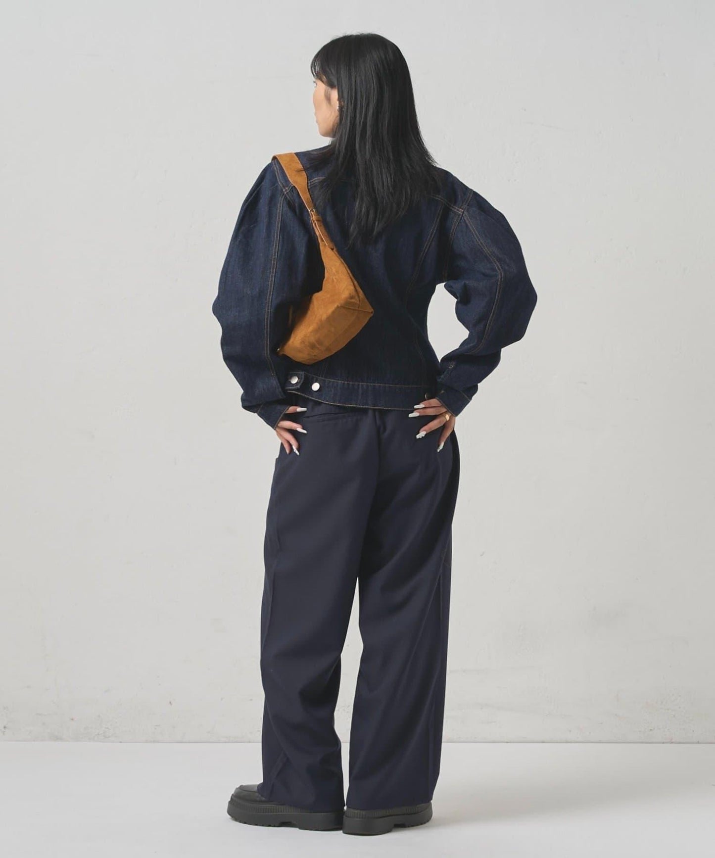 泡泡袖牛仔夾克