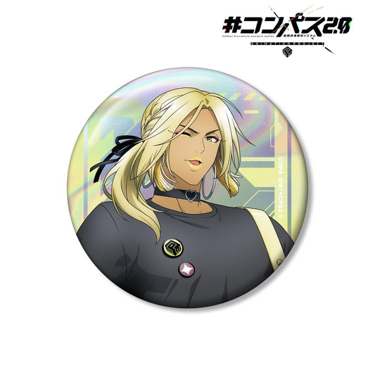 #COMPASS 2.0 戰鬥機理解析系統_新繪插圖 波羅洛喬 搖滾樂隊ver. 75mm極光徽章