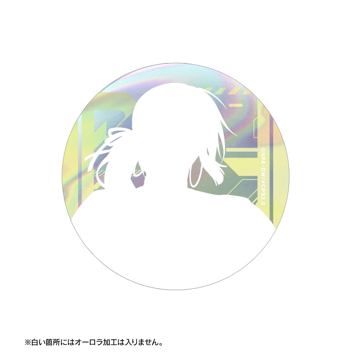 #COMPASS 2.0 戰鬥機理解析系統_新繪插圖 波羅洛喬 搖滾樂隊ver. 75mm極光徽章