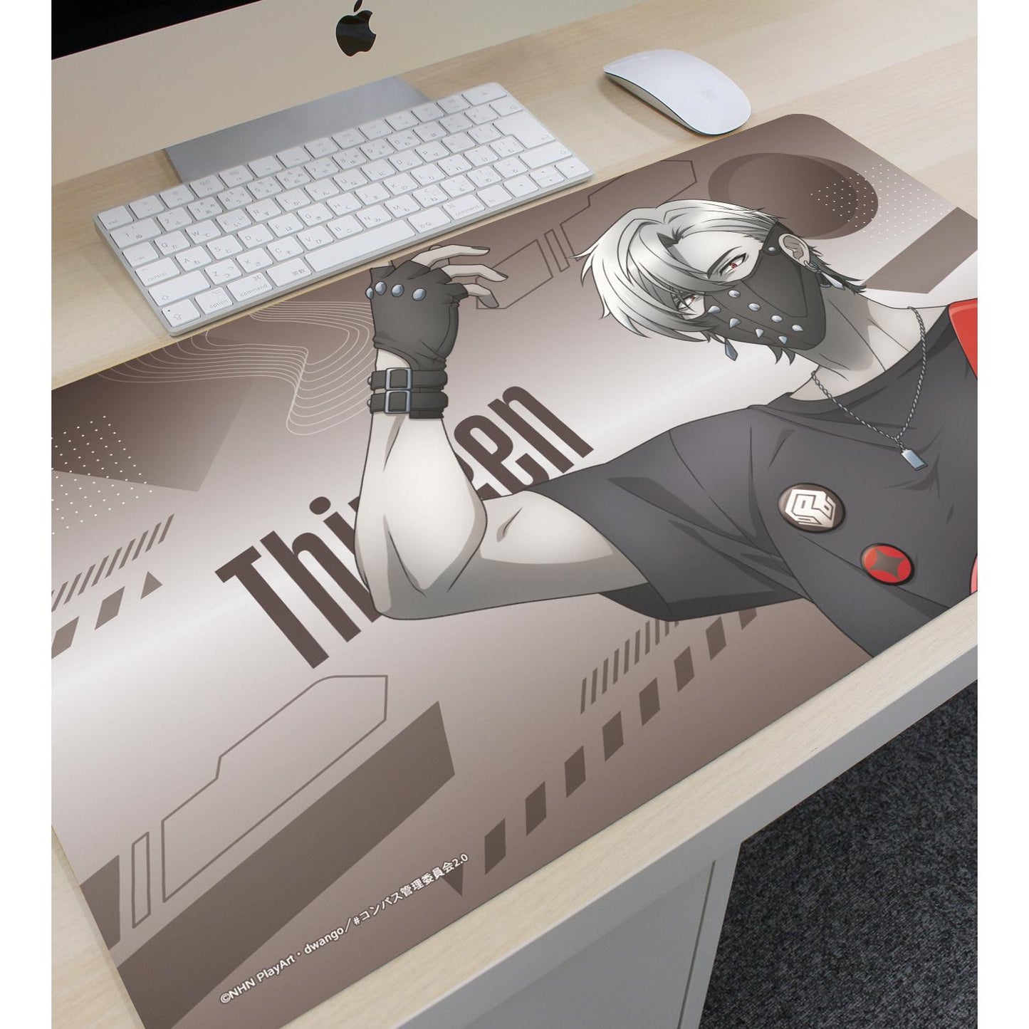 #COMPASS 2.0 戰鬥機理解析系統_新繪 13(薩丁)搖滾樂隊版 多功能桌墊