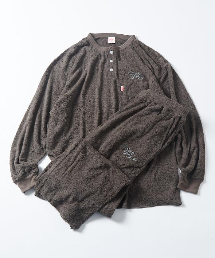 聯名 L/S KANNAIGI by Healthknit 羊毛圈絨蓬鬆套裝