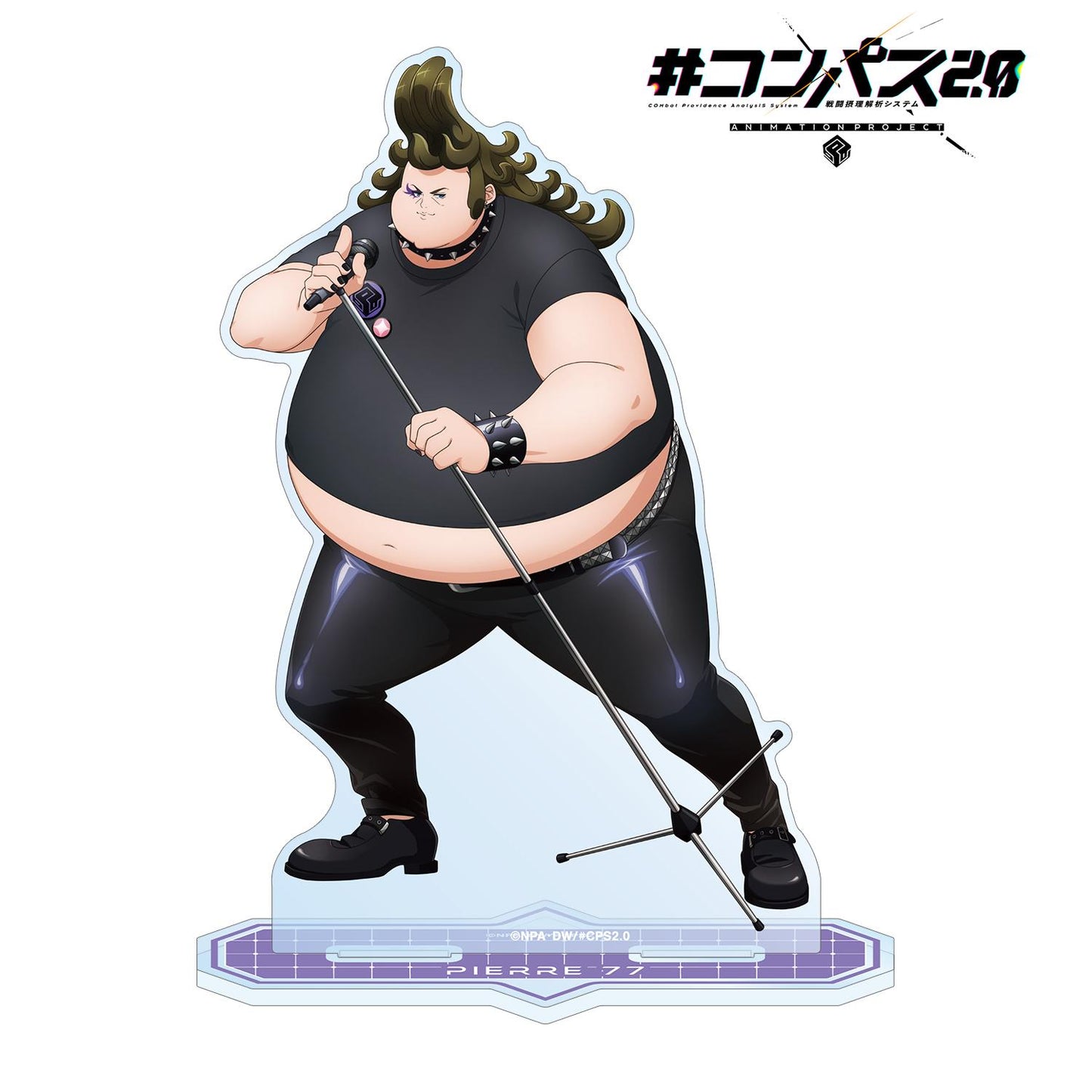 #COMPASS 2.0 戰鬥機理解析系統_新繪 皮埃爾77世 搖滾樂隊ver. 大號亞克力立牌