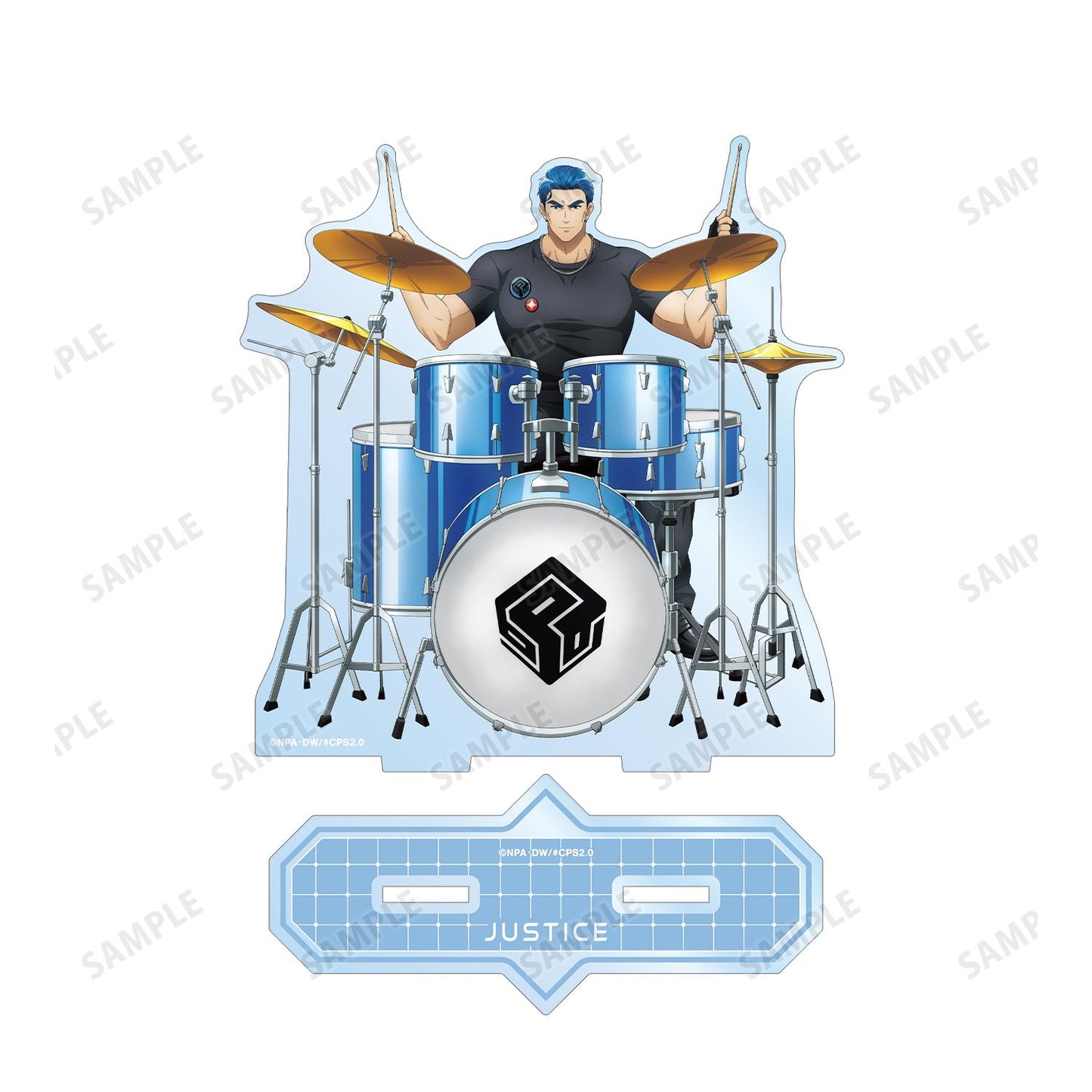 #COMPASS 2.0 戰鬥機理解析系統_新繪 Justice 搖滾樂隊ver. 大號亞克力立牌
